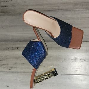 Royal blue heels